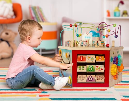 Wooden Activity Cube E5703