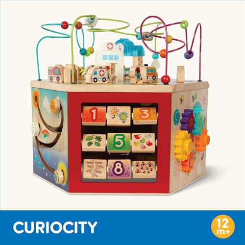 Wooden Activity Cube E5703