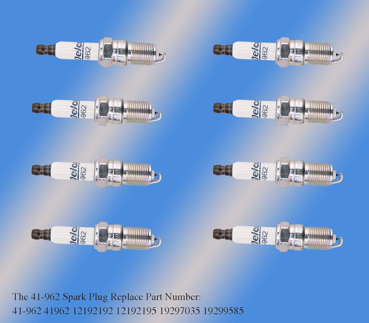8Pcs Spark Plug Wires Set for Cheverolet Silverado, Pack of 2 P854