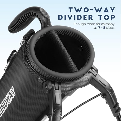 Small Lightweight Golf Stand Bag with Ball Holder and Pockets S4083