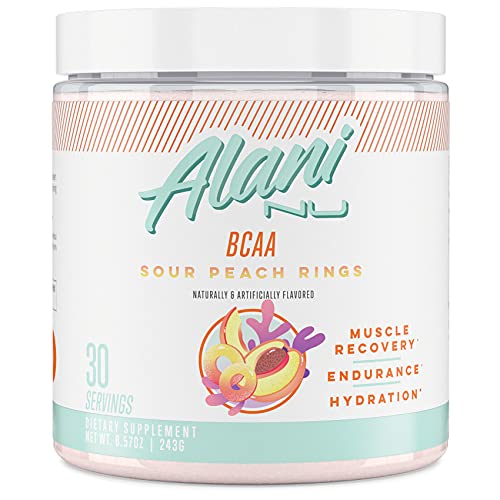 BCAA Sour Peach Ring 2:1:1 Supplement Powder 30 Servings E32227