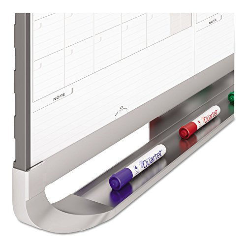 Graphite White 3 x 2 Feet Sliding Three Month Calendar Board N4814