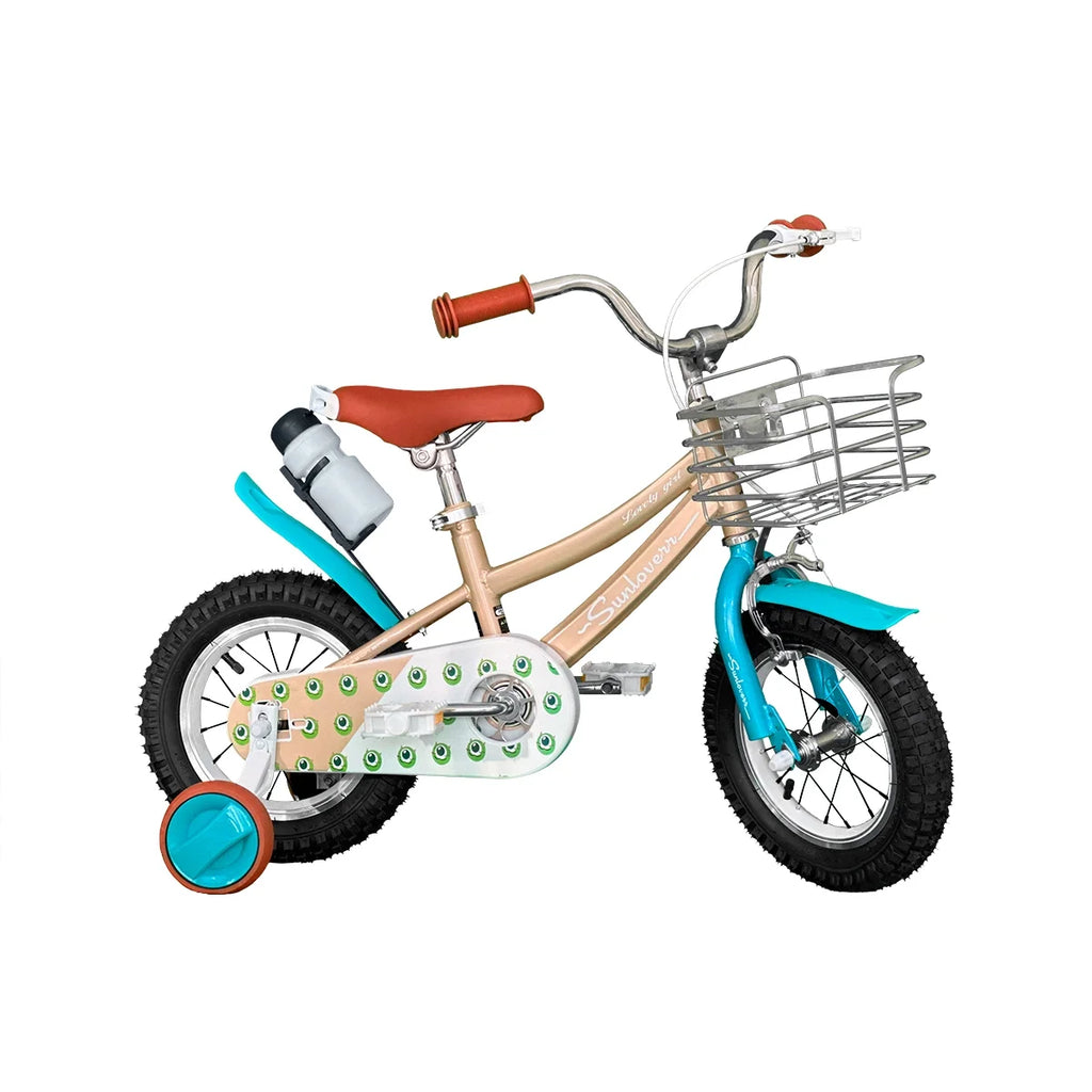 12 Inch Kids Bike with Training Wheels & Basket A9273