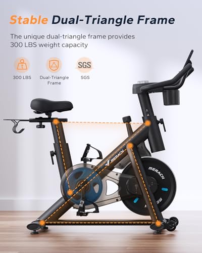 Exercise Bike with 300lbs Weight Capacity K78969