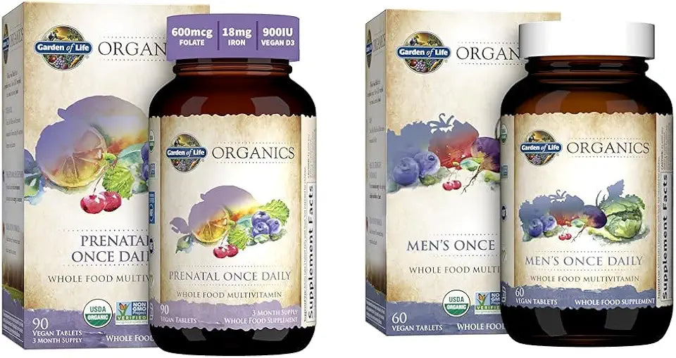Prenatal Vitamin Folate Whole Food Multivitamin Tablets B9592
