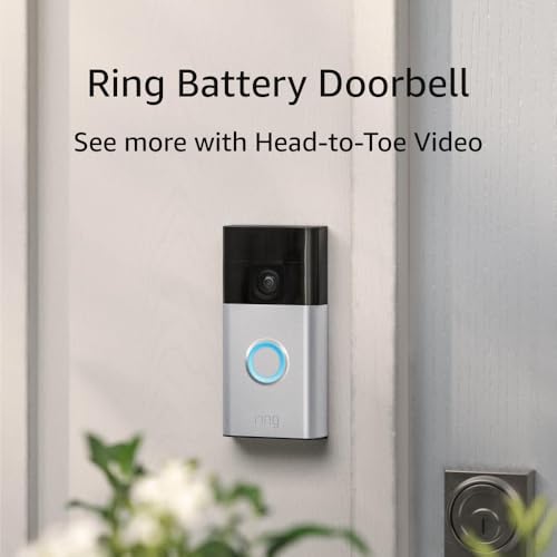 Satin Nickel Battery Doorbell A83375