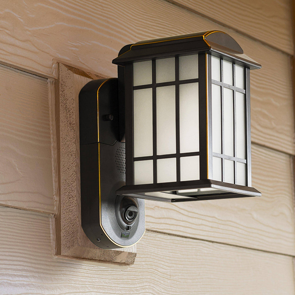 Bronze Camera Porch Light S9871