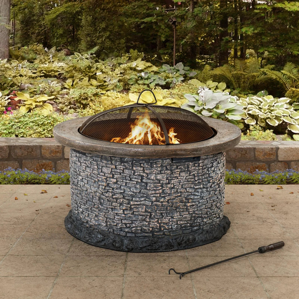 32 in. Round Wood-Burning Fire Pit Q850