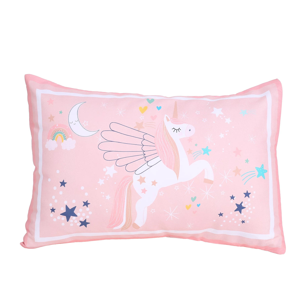 3-Piece Pink Unicorn Crib Bedding Set N512
