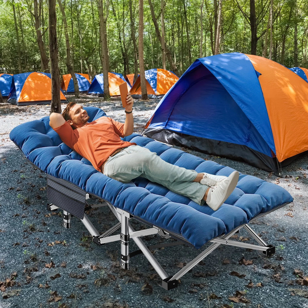 Folding Camping Cot with Carry Bag C924553