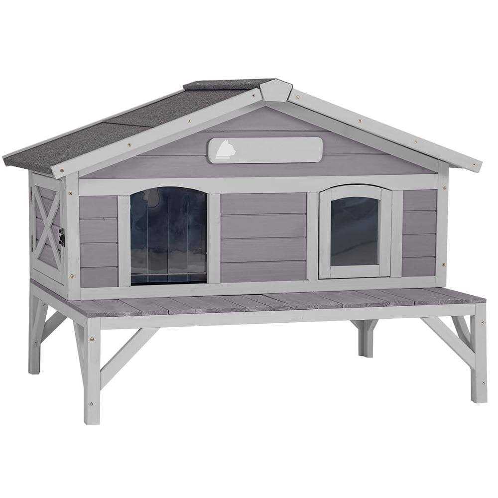 Wooden Cat House N401295