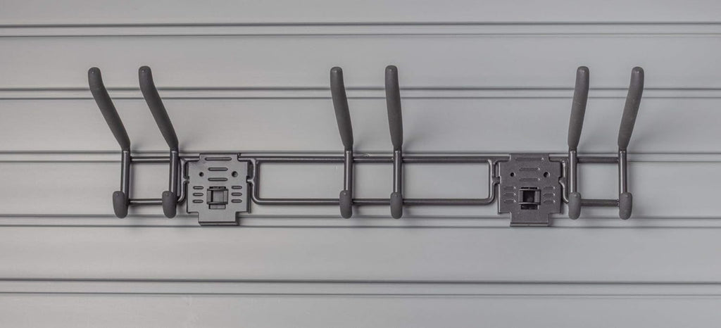 Deluxe Accessory Kit with 46 Locking Bracket Hooks, Shelves, and Baskets for Slatwall Panels W703379