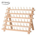 60-Spool Wooden Sewing Thread Organizer Rack S868