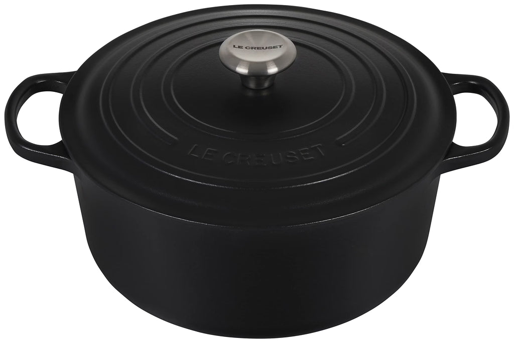 Enameled Cast Iron Round Dutch Oven, 7.25 qt., Licorice Y814820