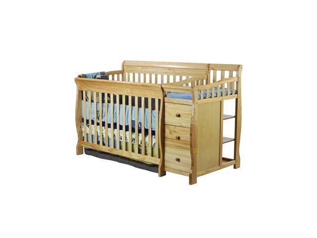 5-in-1 Convertible Crib with Changer - Natural Z776