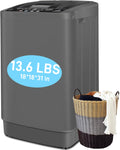 13.6LBS Portable Full Automatic Washing Machine with Drain Pump Q195299