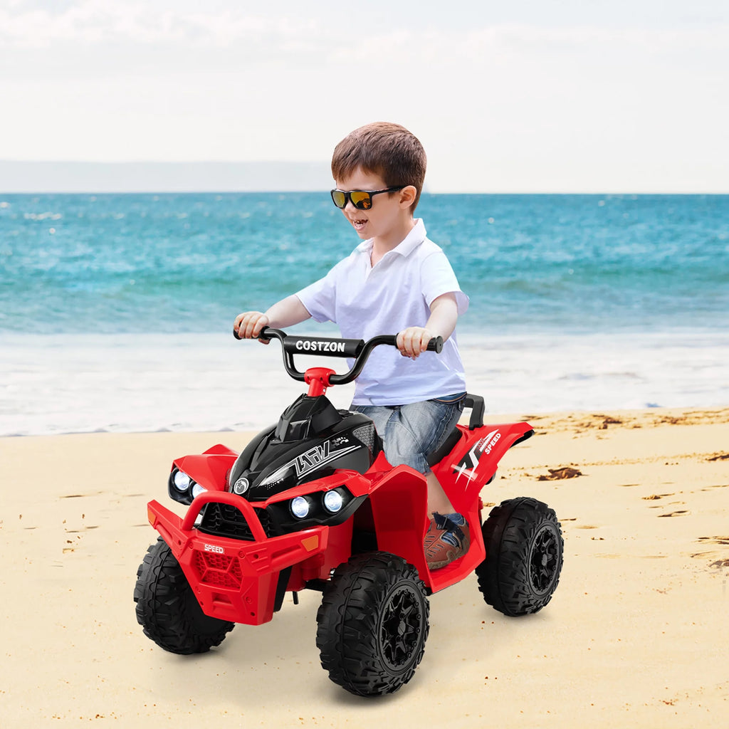 12V Battery Powered Kids Ride On ATV Red J857