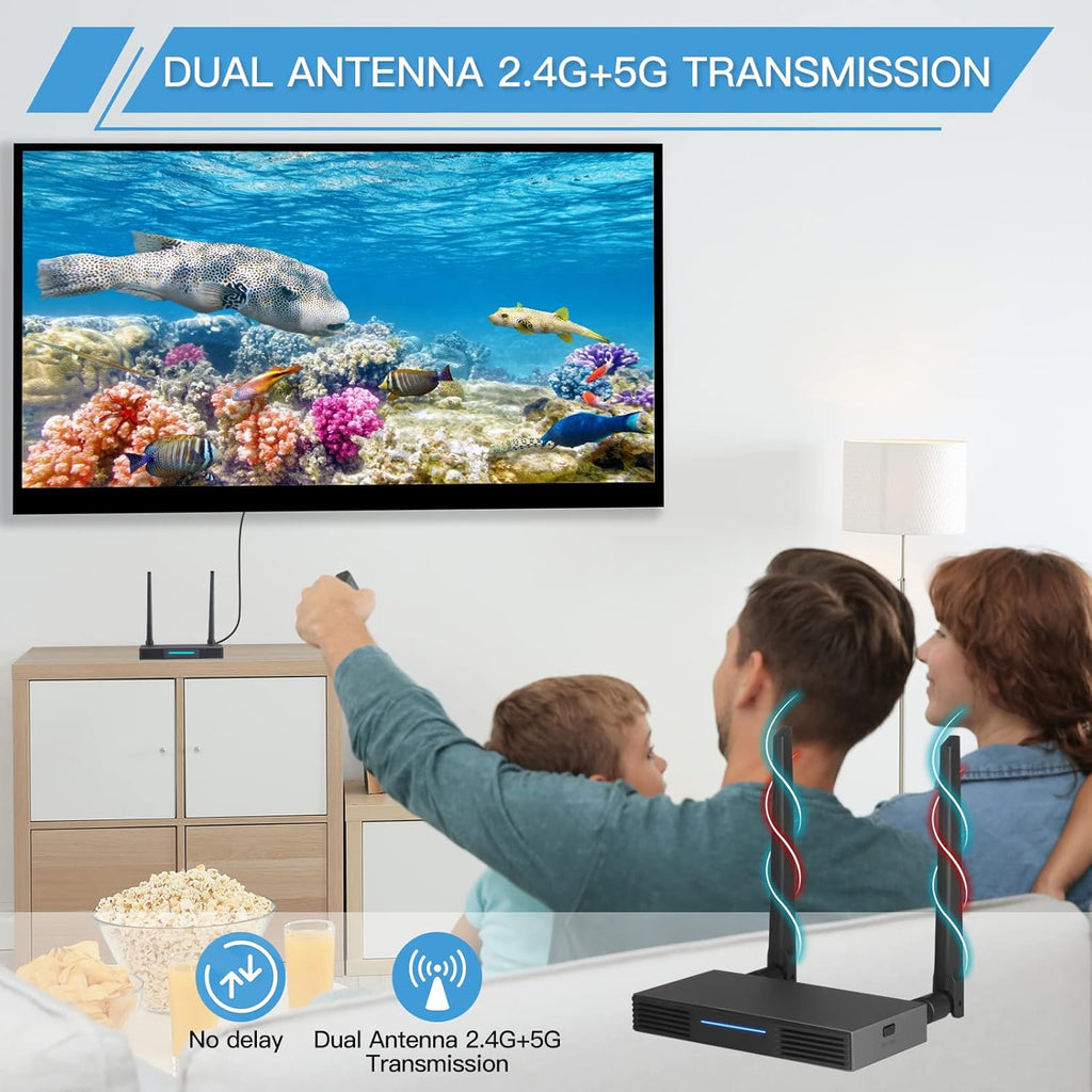Wireless HDMI Transmitter and Receiver Extender Kit F46100