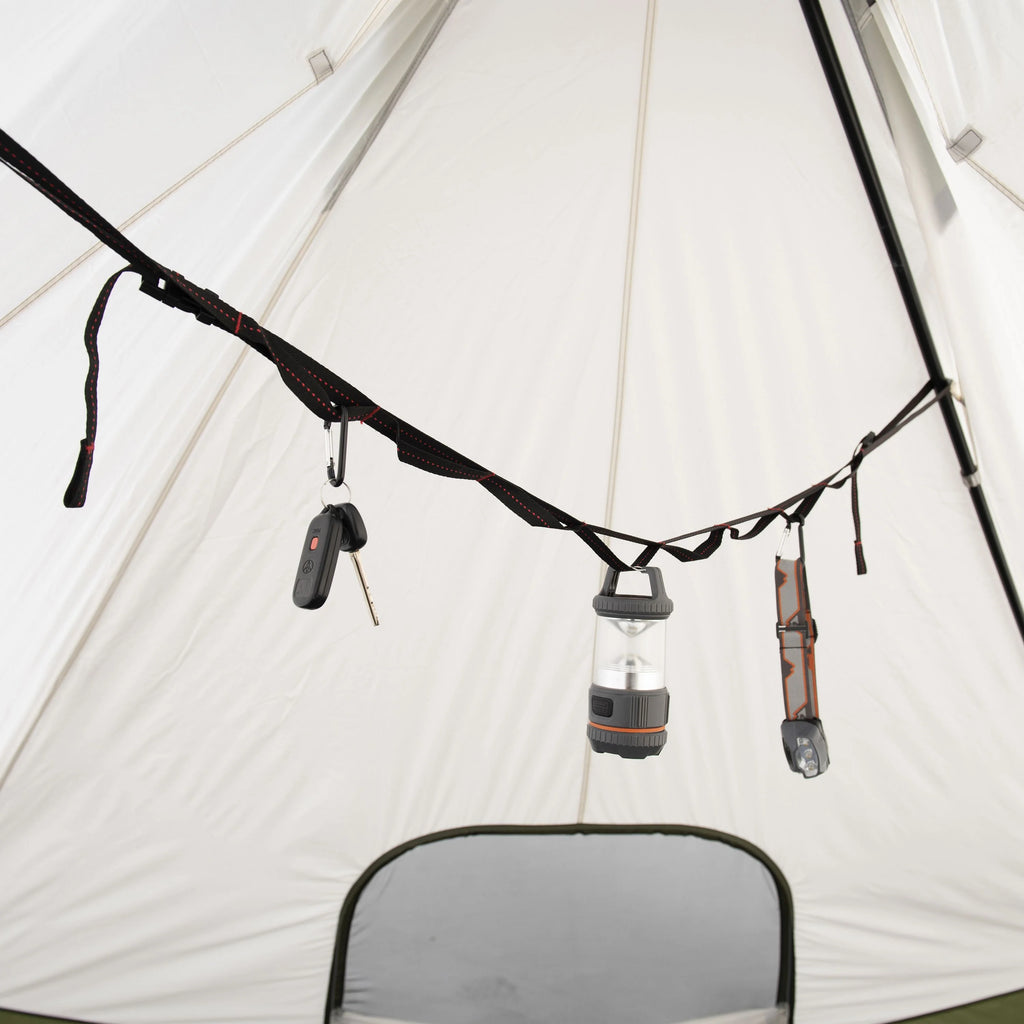 8 Person Camping Tent with Covered Entrance L5636