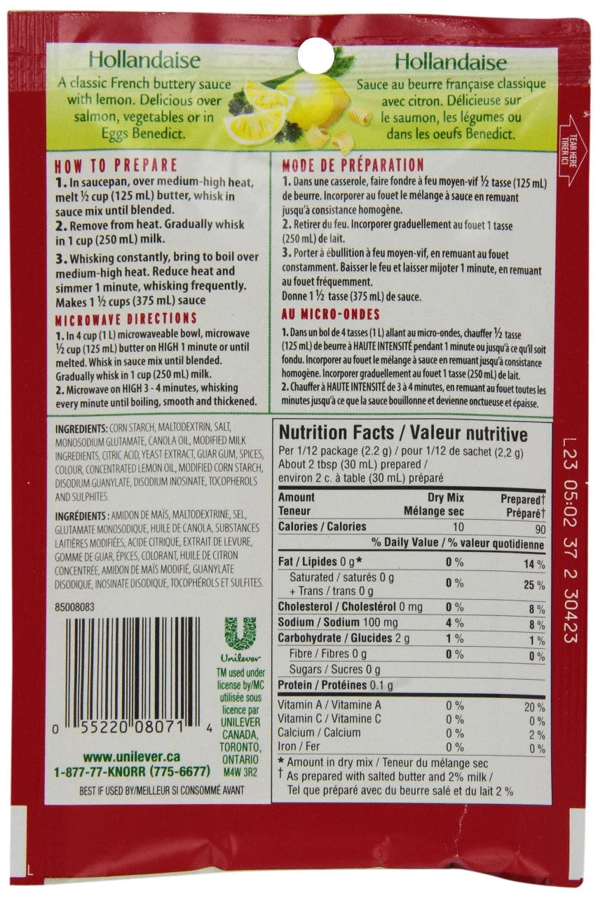 Hollandaise Sauce Mix 3 Pack O842192