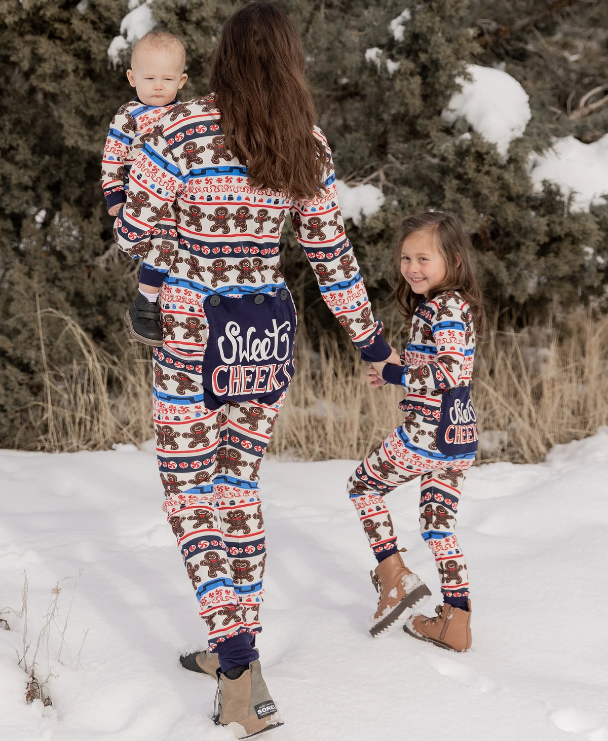 Sweet Cheeks Gingerbread XX-LARGE Matching Pajamas H2398