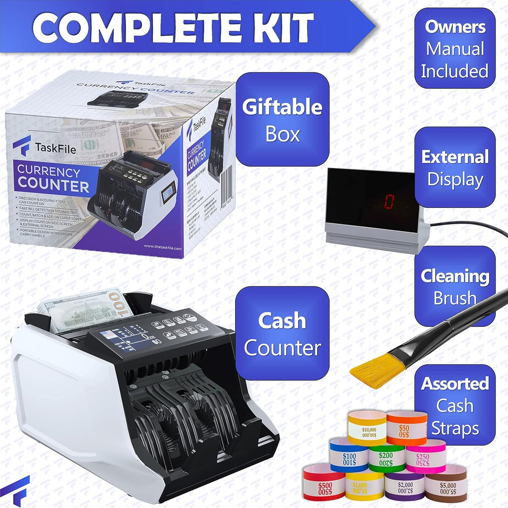 Portable Money Counter Machine with Bill Straps J154712