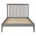 Full Size Platform Bed Weathered Gray O5976