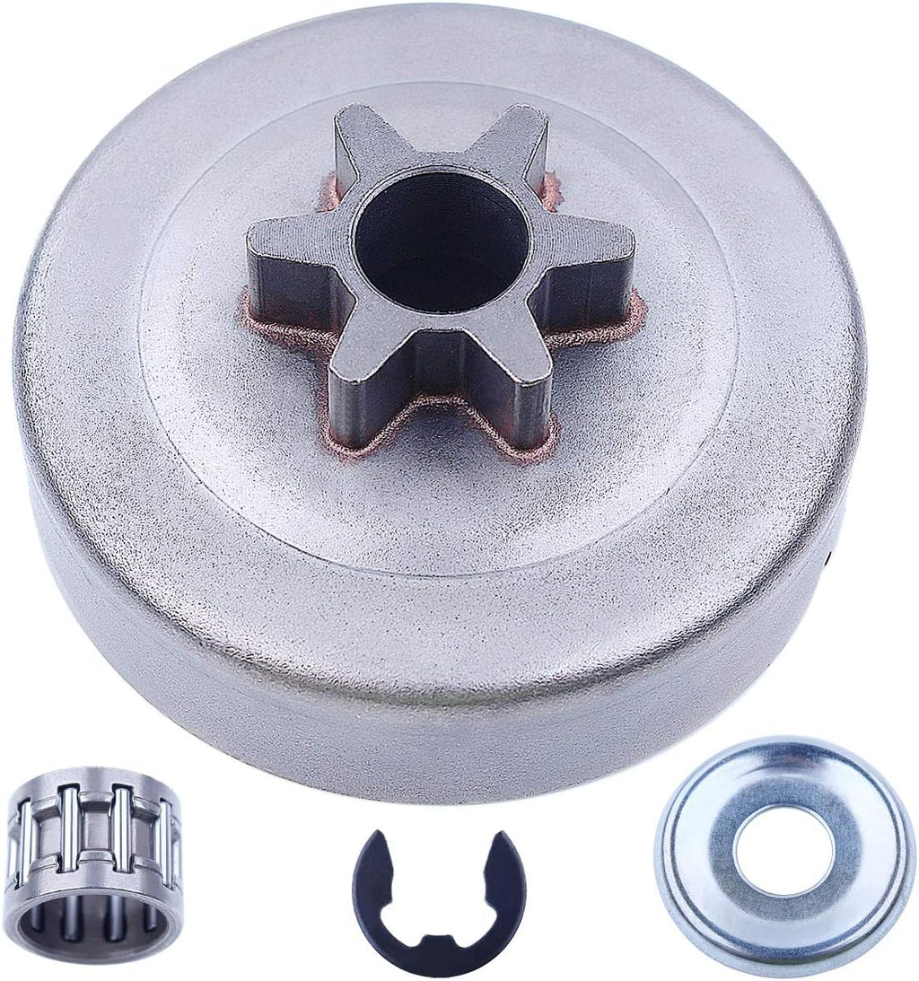 3/8-6T Spur Sprocket Clutch Drum Kit Chainsaw Replacement Parts N85580