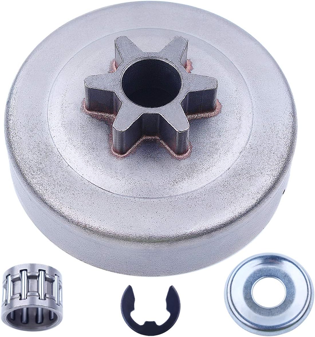 3/8-6T Spur Sprocket Clutch Drum Kit Chainsaw Replacement Parts N85580