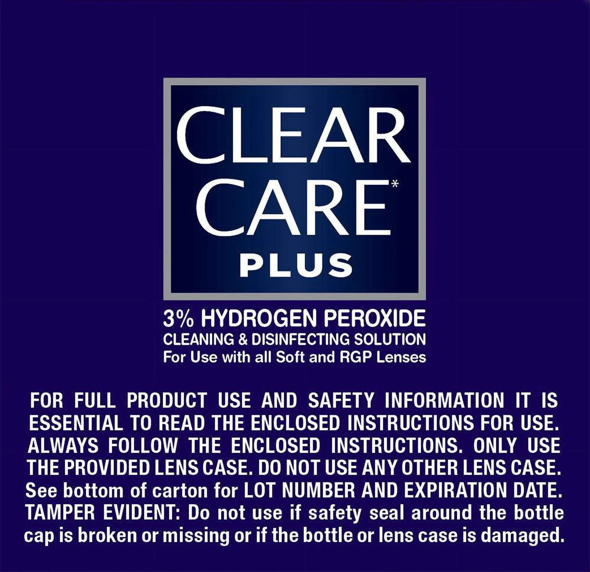 12 oz Contact Lens Cleaning and Disinfecting Solution J97144