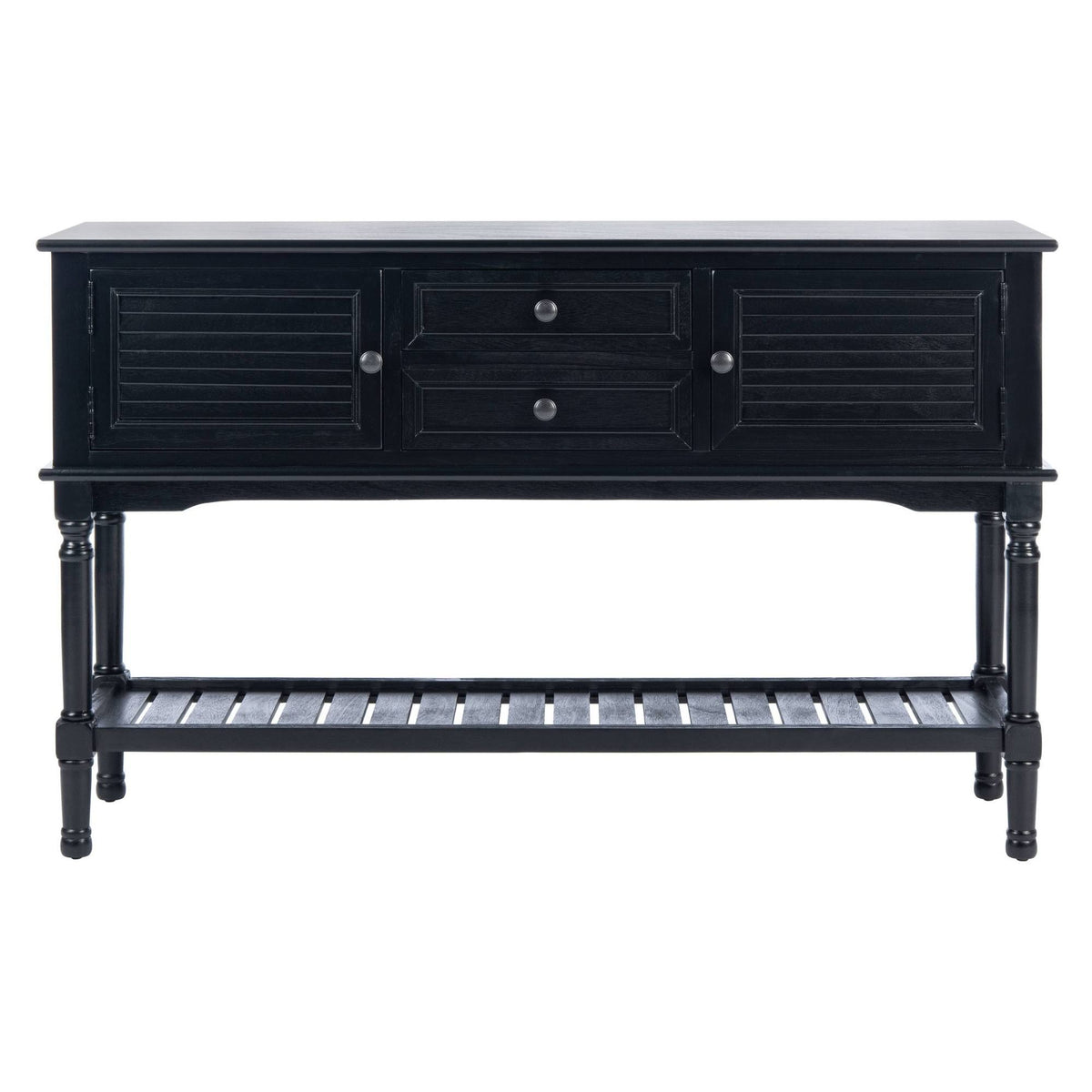Black 2 Drawer 2 Door Console Table L499622