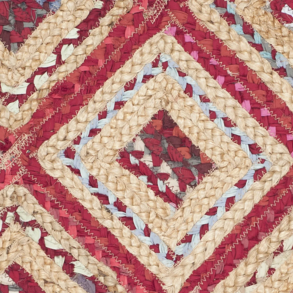 Natural Red Jute Area Rug 9' x 12' O9772
