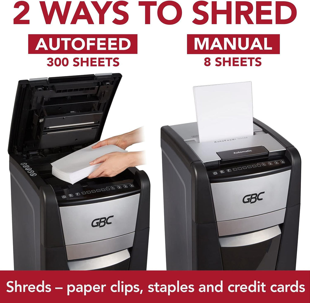 300 Sheet Capacity Micro-Cut Paper Shredder B85359