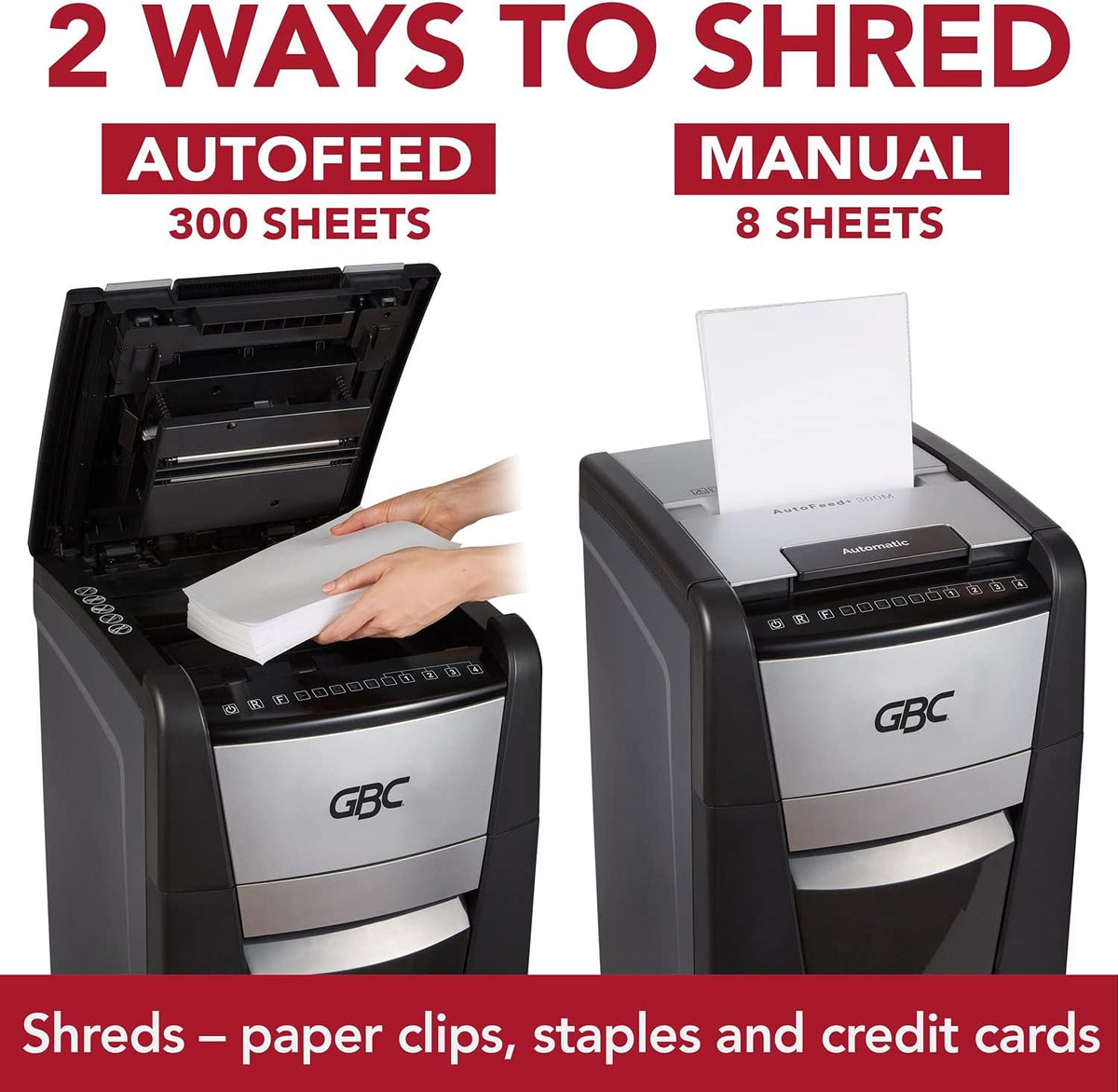 300 Sheet Capacity Micro-Cut Paper Shredder B85359