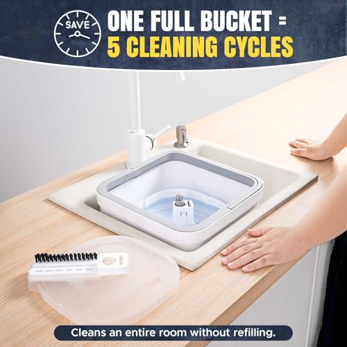 Spin Mop & Bucket Set with 5 Pads H71723