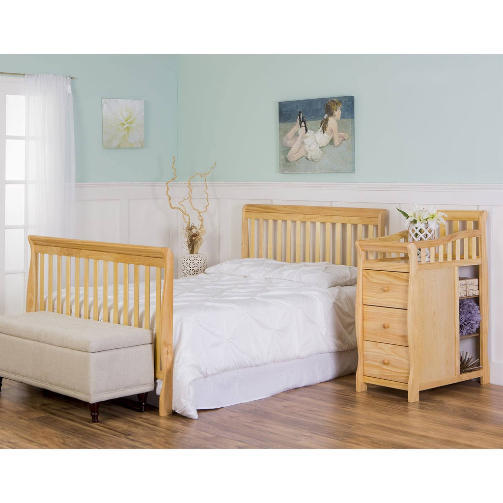 5-in-1 Convertible Crib with Changer - Natural Z776