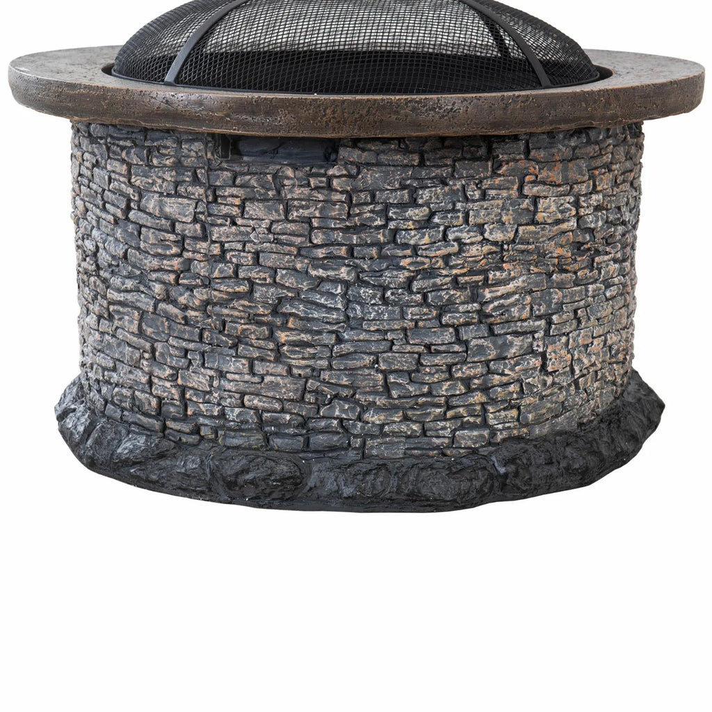 32 in. Round Wood-Burning Fire Pit Q850