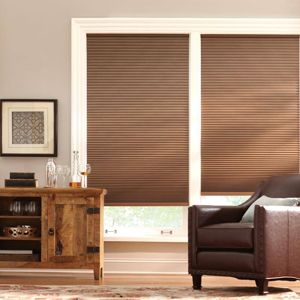 Mocha Cordless Blackout Cellular Shade - 52 in. W x 64 in. L B751