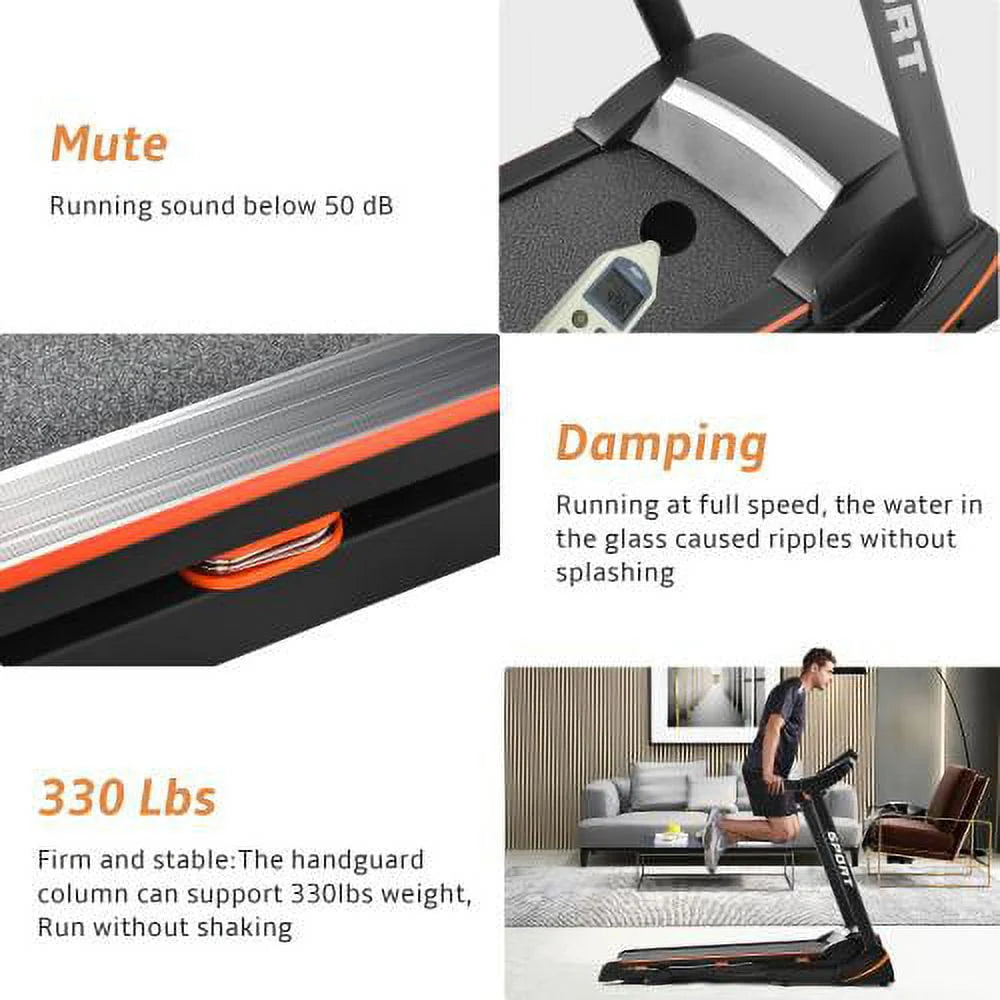 Folding Electric Treadmill With Incline O93117