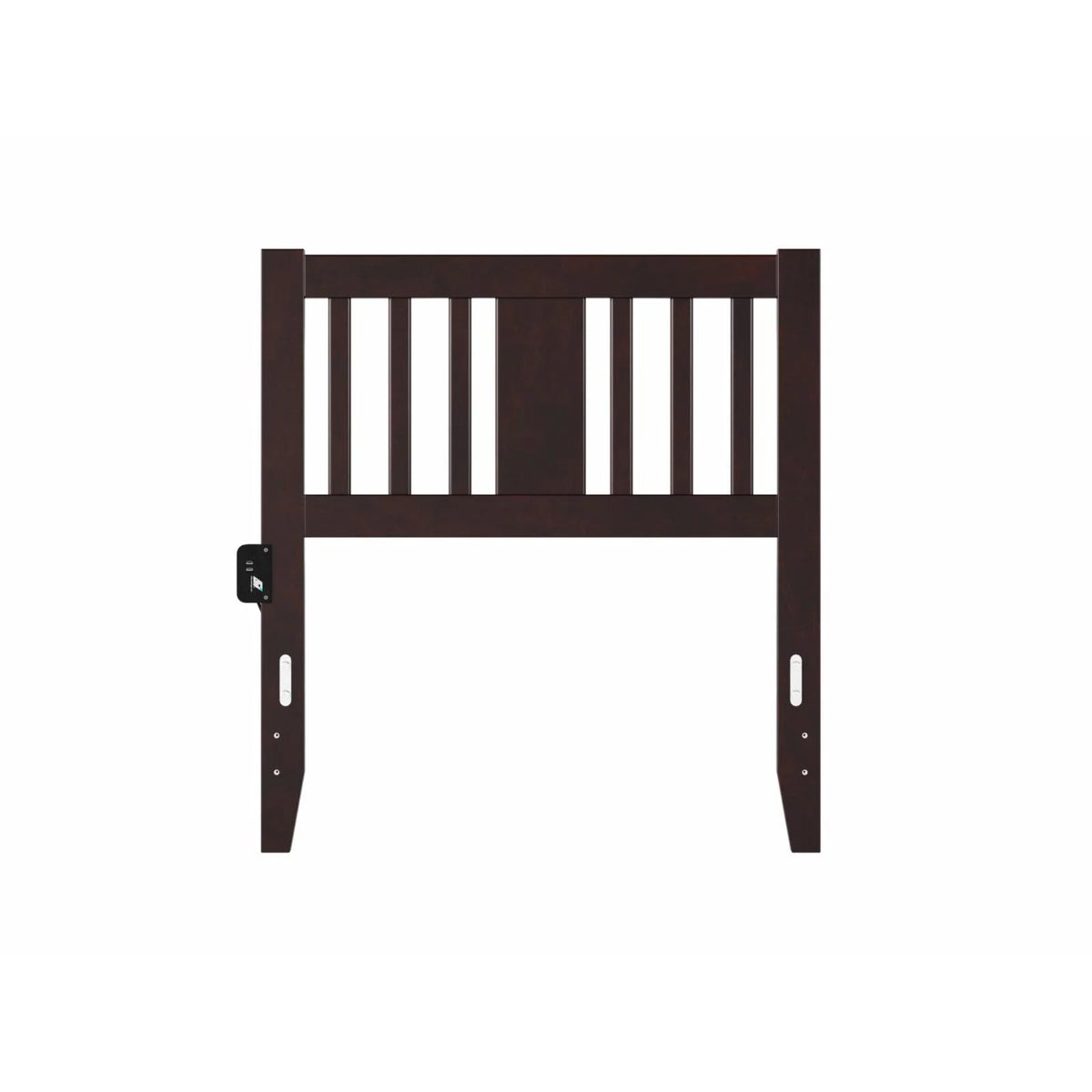 Solid Wood Queen Headboard with USB Charging Station E955