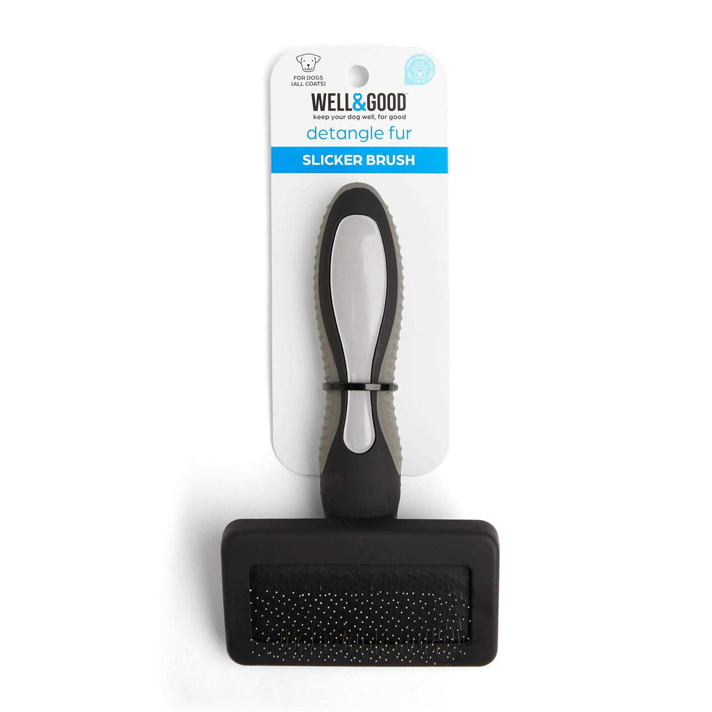 Black Small Cushion Slicker Dog Brush U6532