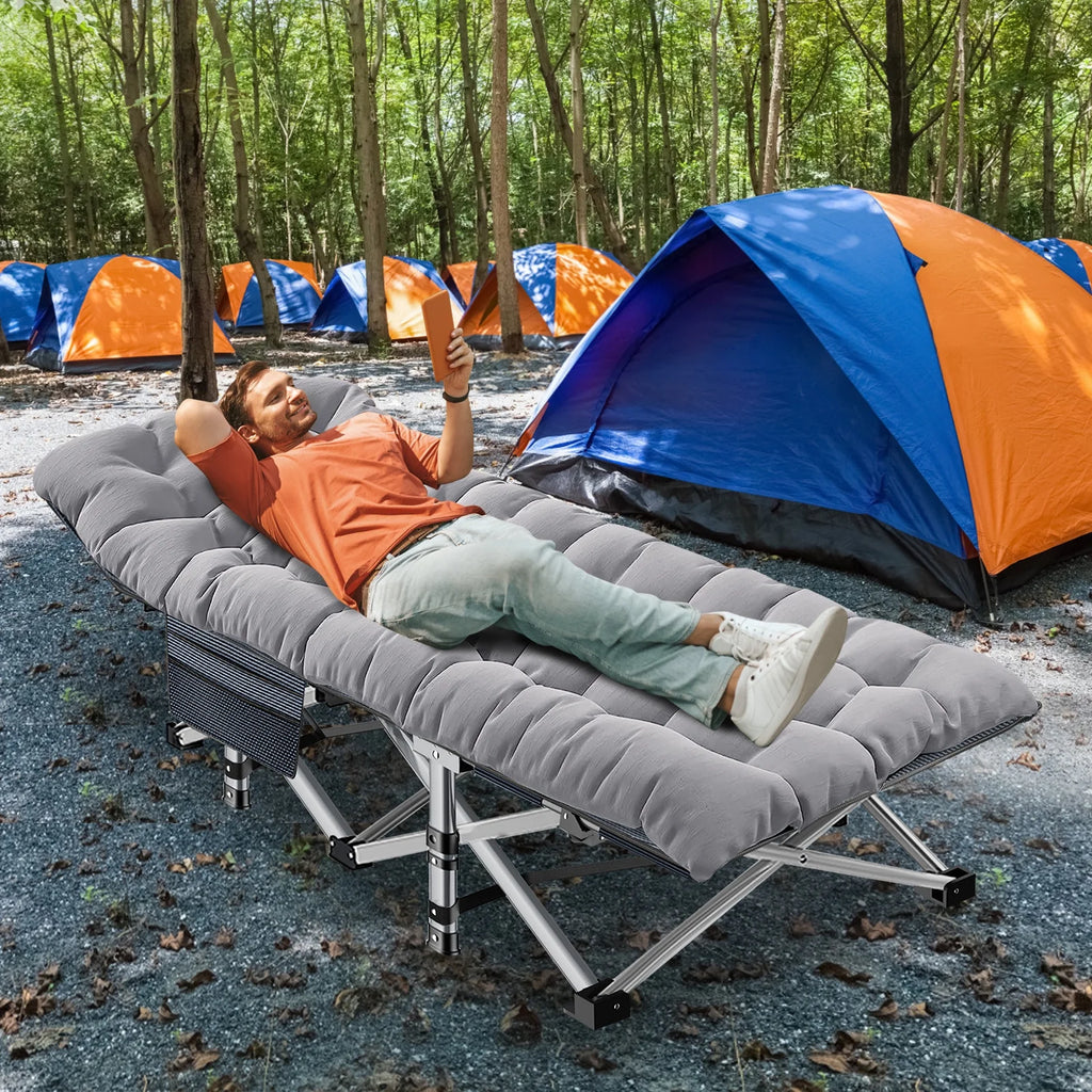 Folding Camping Cot with Carry Bag C924553