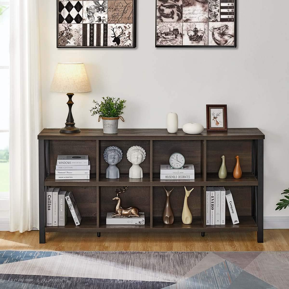 8 Cube Storage Organizer Bookshelf D6953