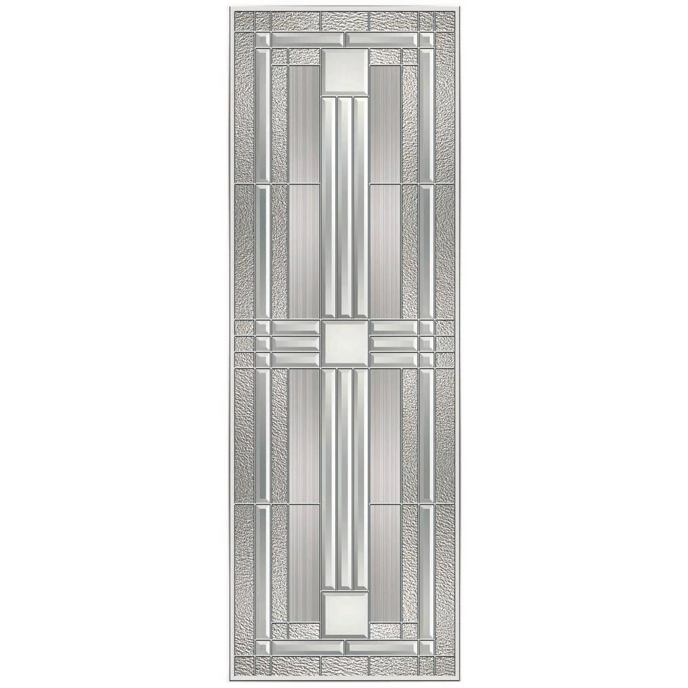 36 in. x 80 in. Full Lite Primed Steel Prehung Left-Hand Inswing Front Door with Brickmould X59881