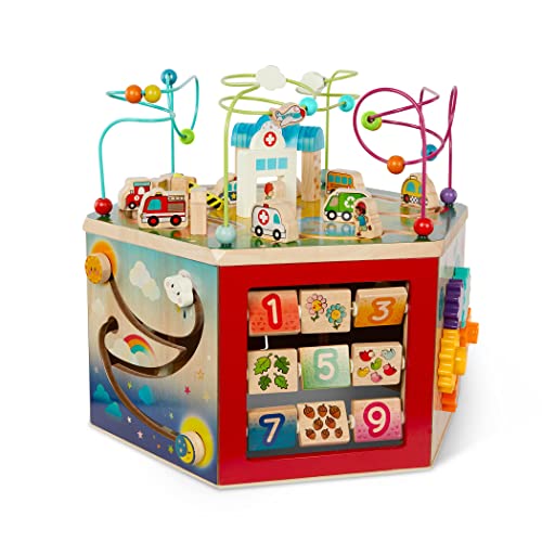 Wooden Activity Cube E5703
