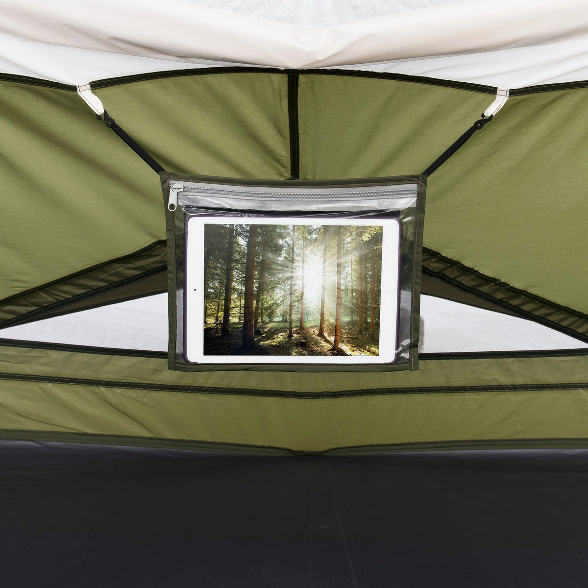 8 Person Camping Tent with Covered Entrance L5636