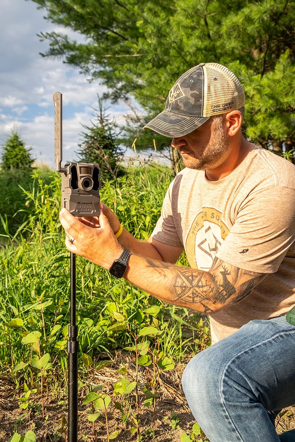 Cellular Trail Camera with No Glow, HD Photo and HD Video (2 pk) with Two Steel Reinforced Straps X62310