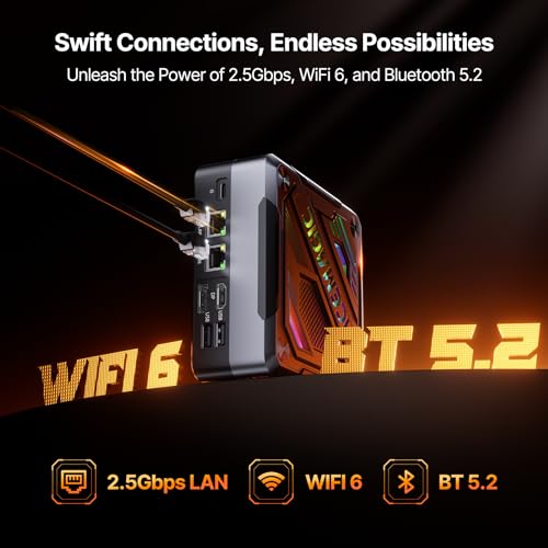 Mini PC N95 8GB LPDDR5 256GB M.2 SSD Dual Gigabit Ethernet D94034