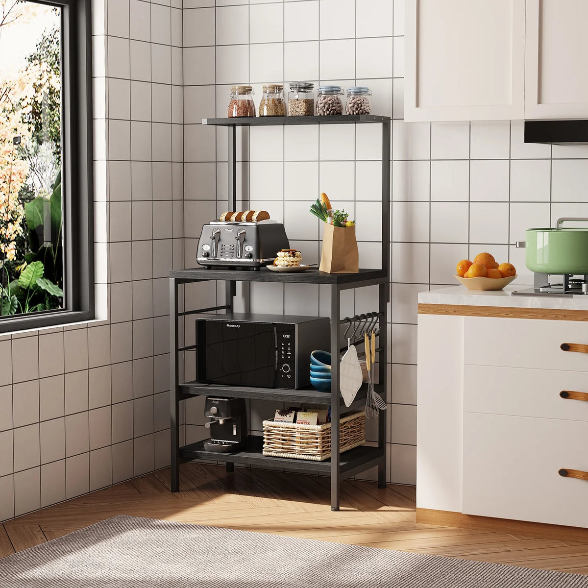 Black Kitchen Baker's Rack P3894